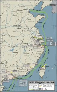 Opium War Map